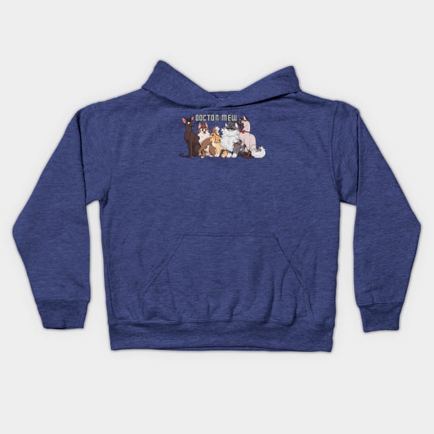 Doctor Cat Kids Hoodie by KumoriDragon